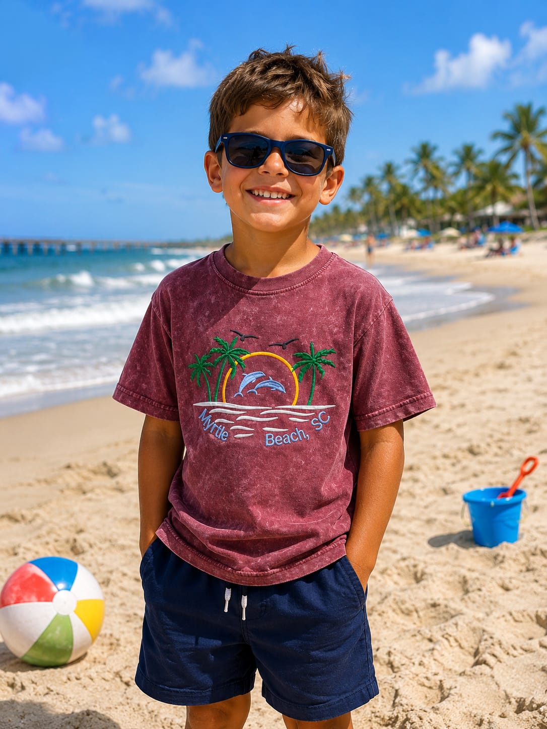 Kids Embroidery Tee