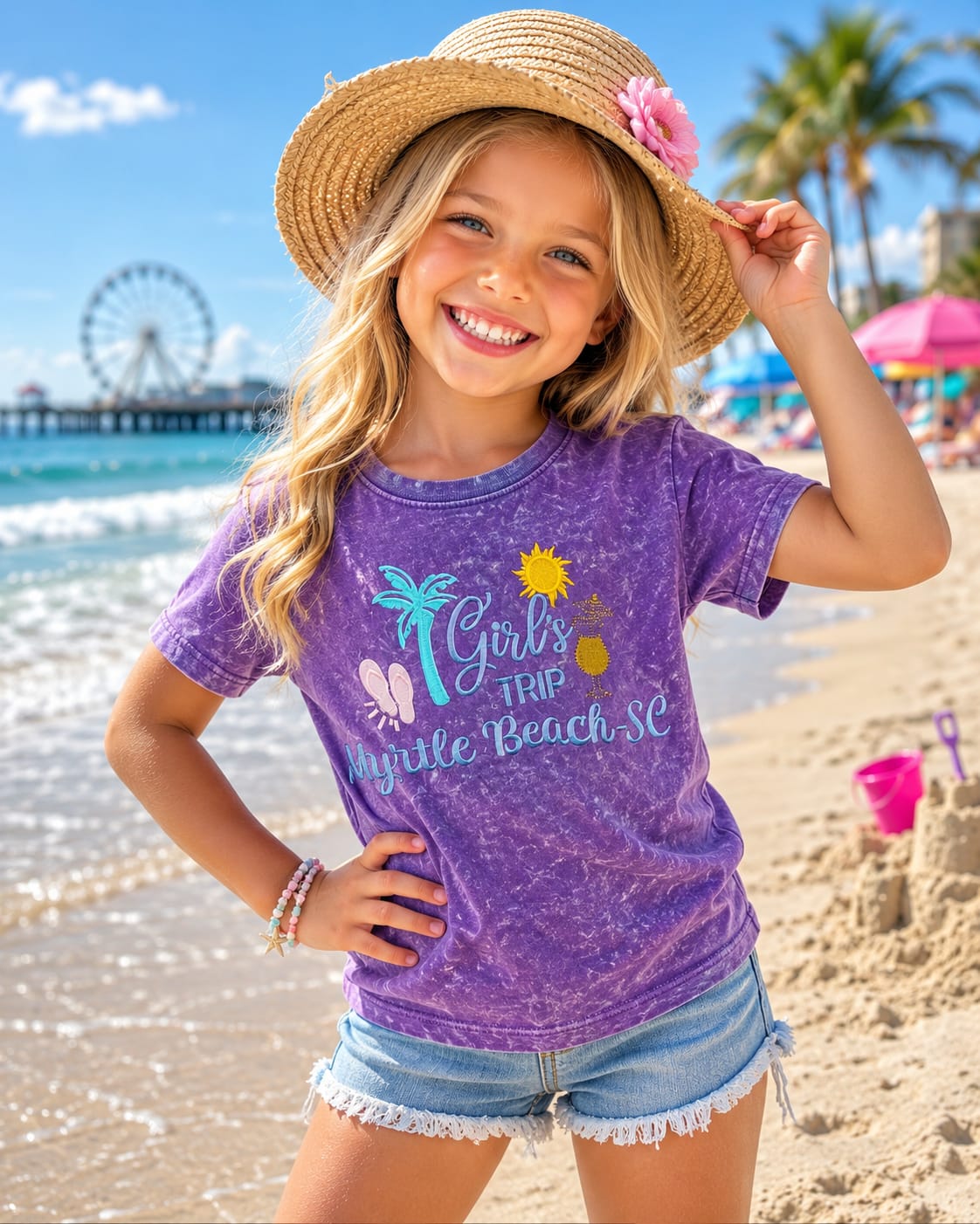 Kids Embroidery Tee