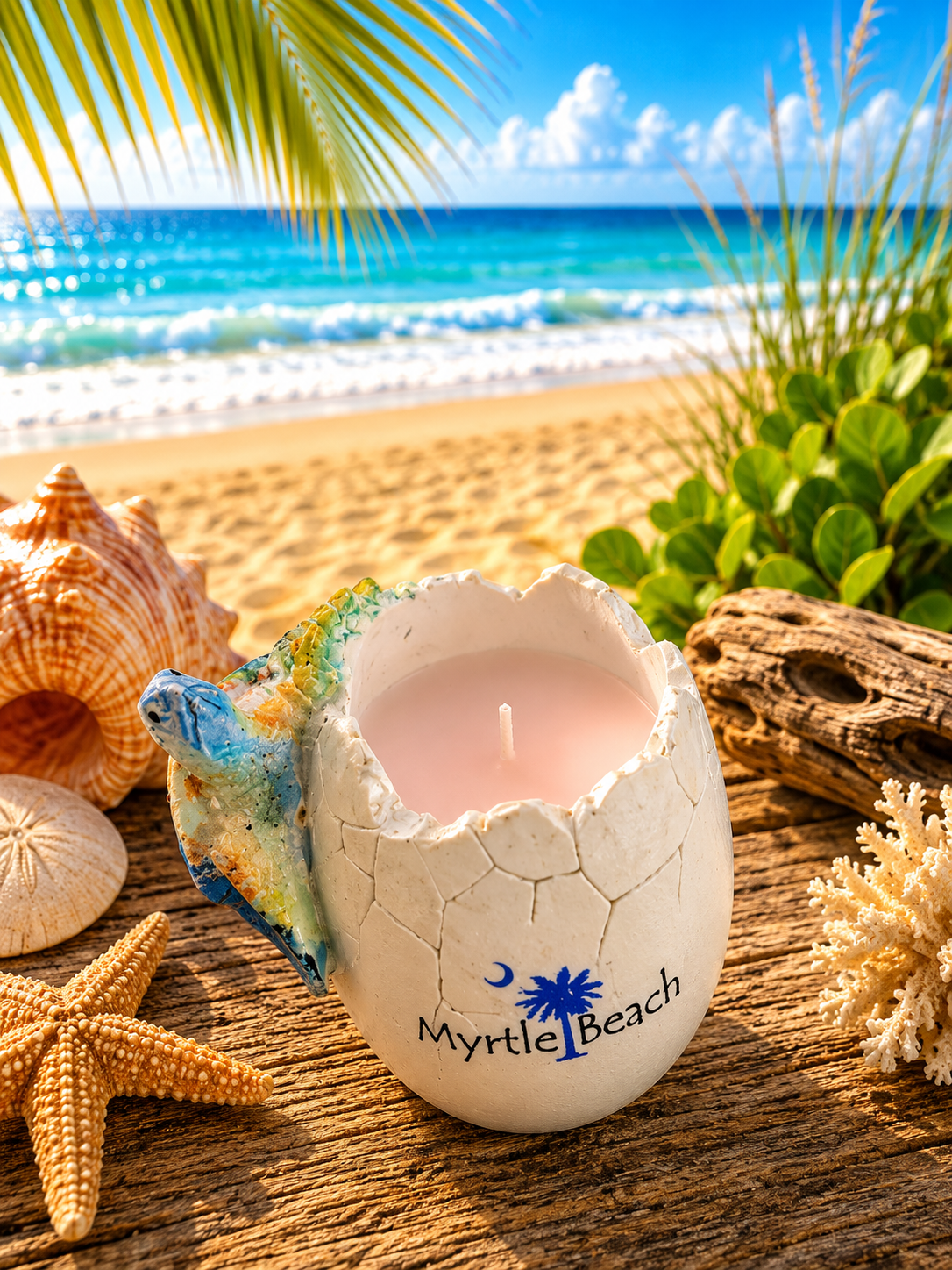 Egg Shell Candle