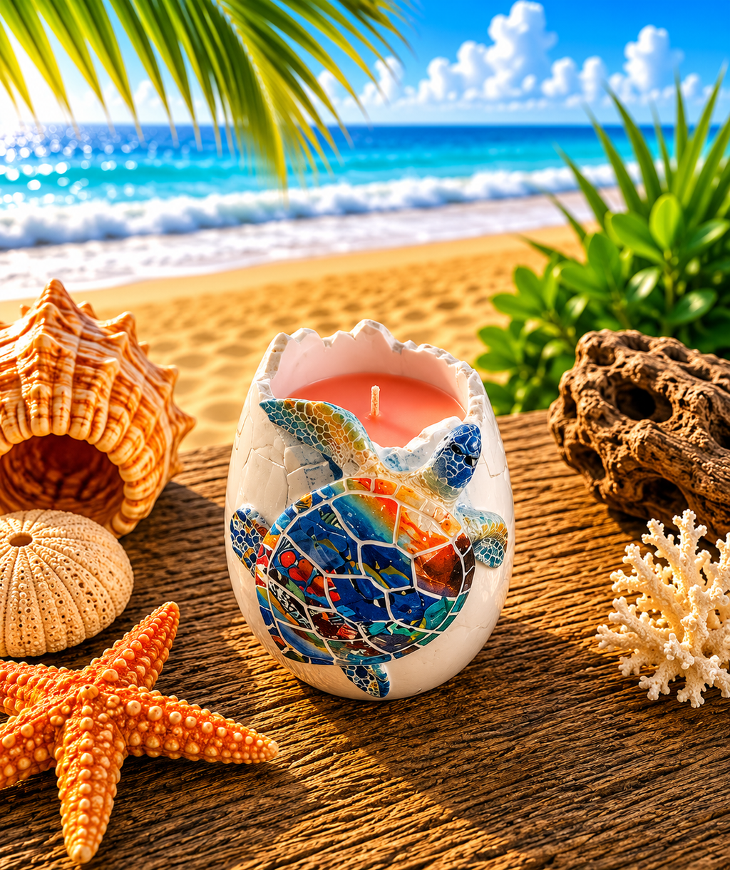 Egg Shell Candle