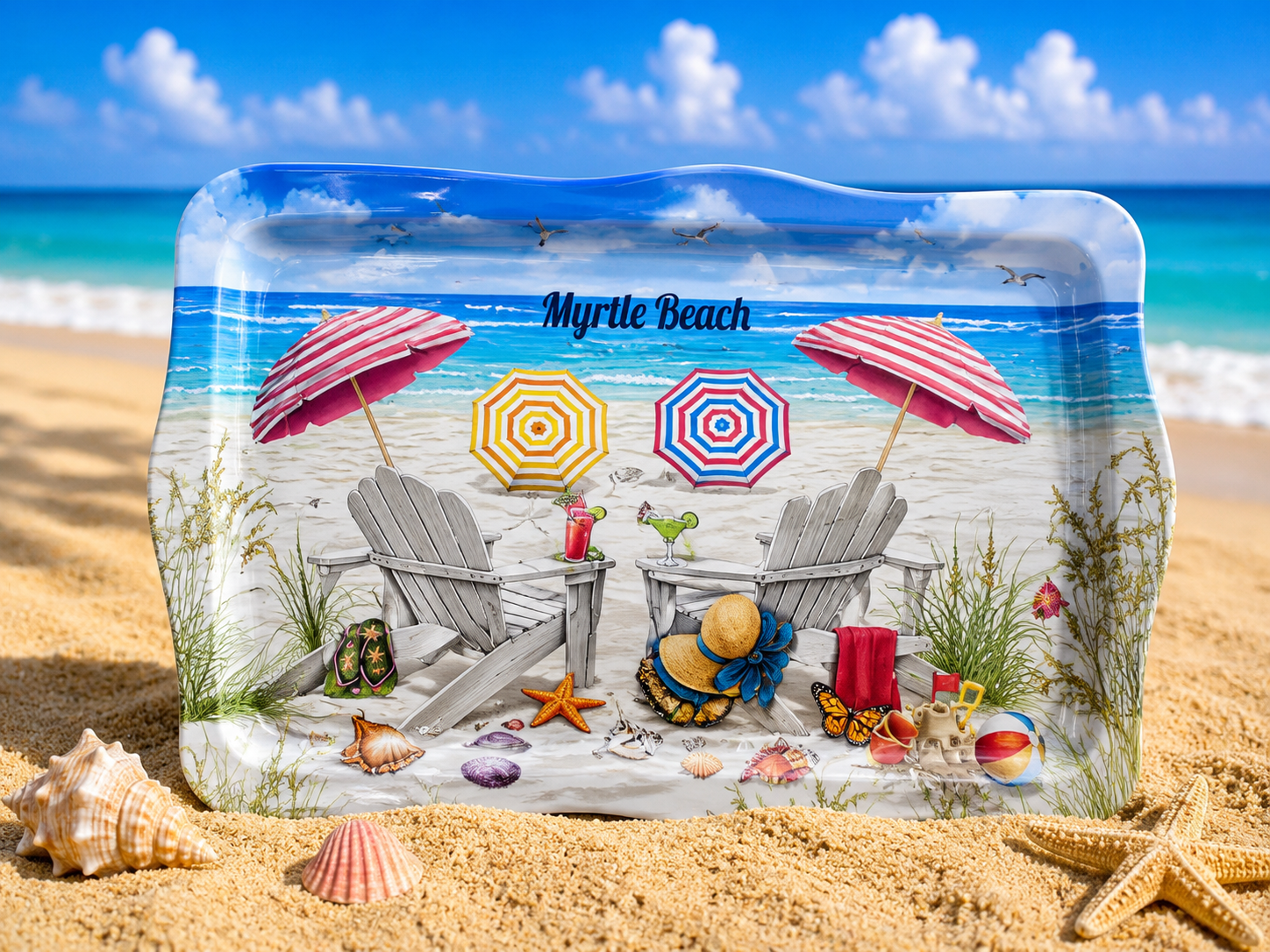 Beach Life Souvenir Trays