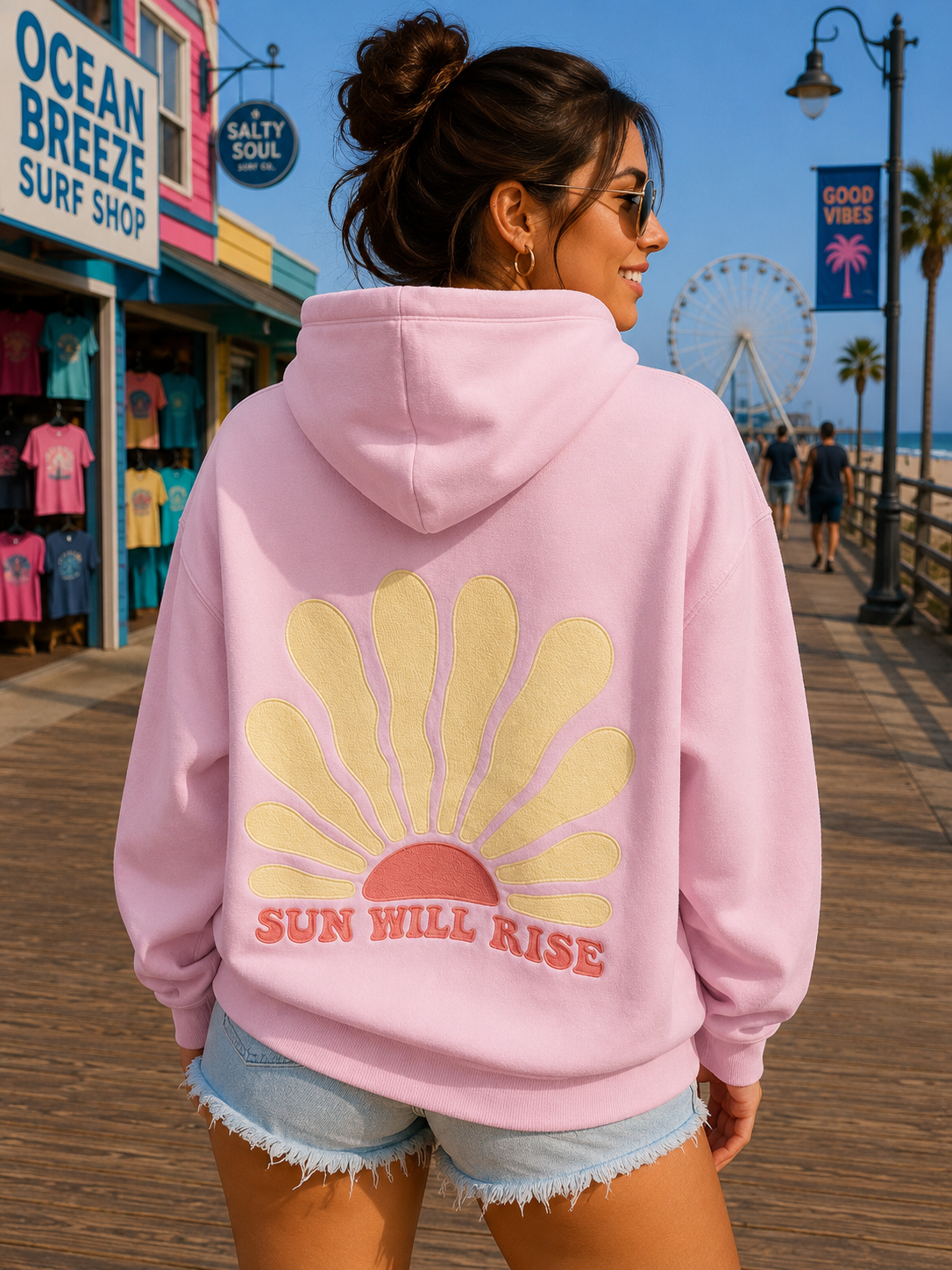 Women's Embroidery Hoodie