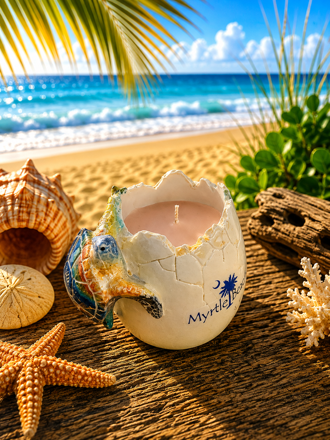 Egg Shell Candle