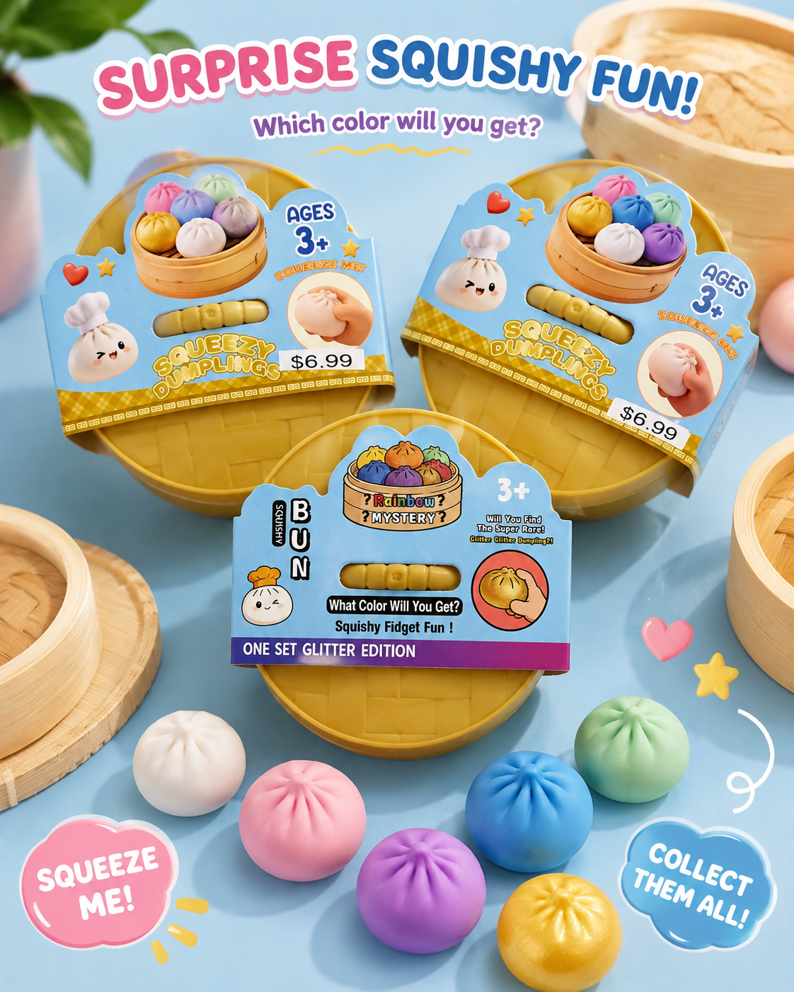 Small Mystery  Squishy Dumpling