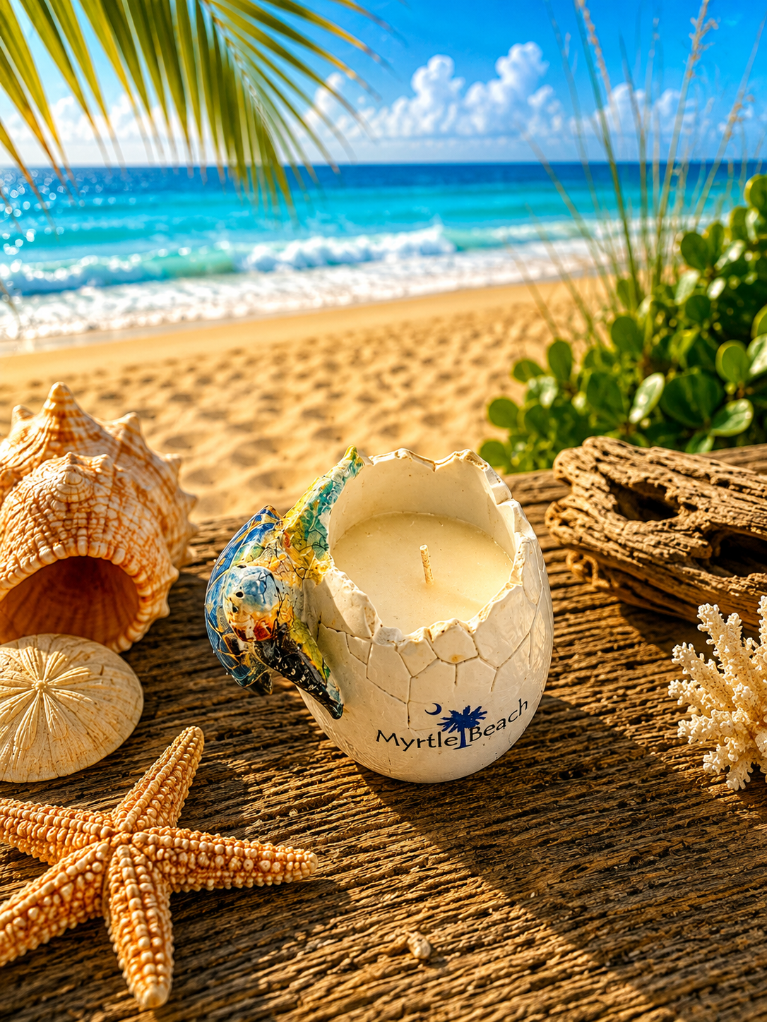 Egg Shell Candle
