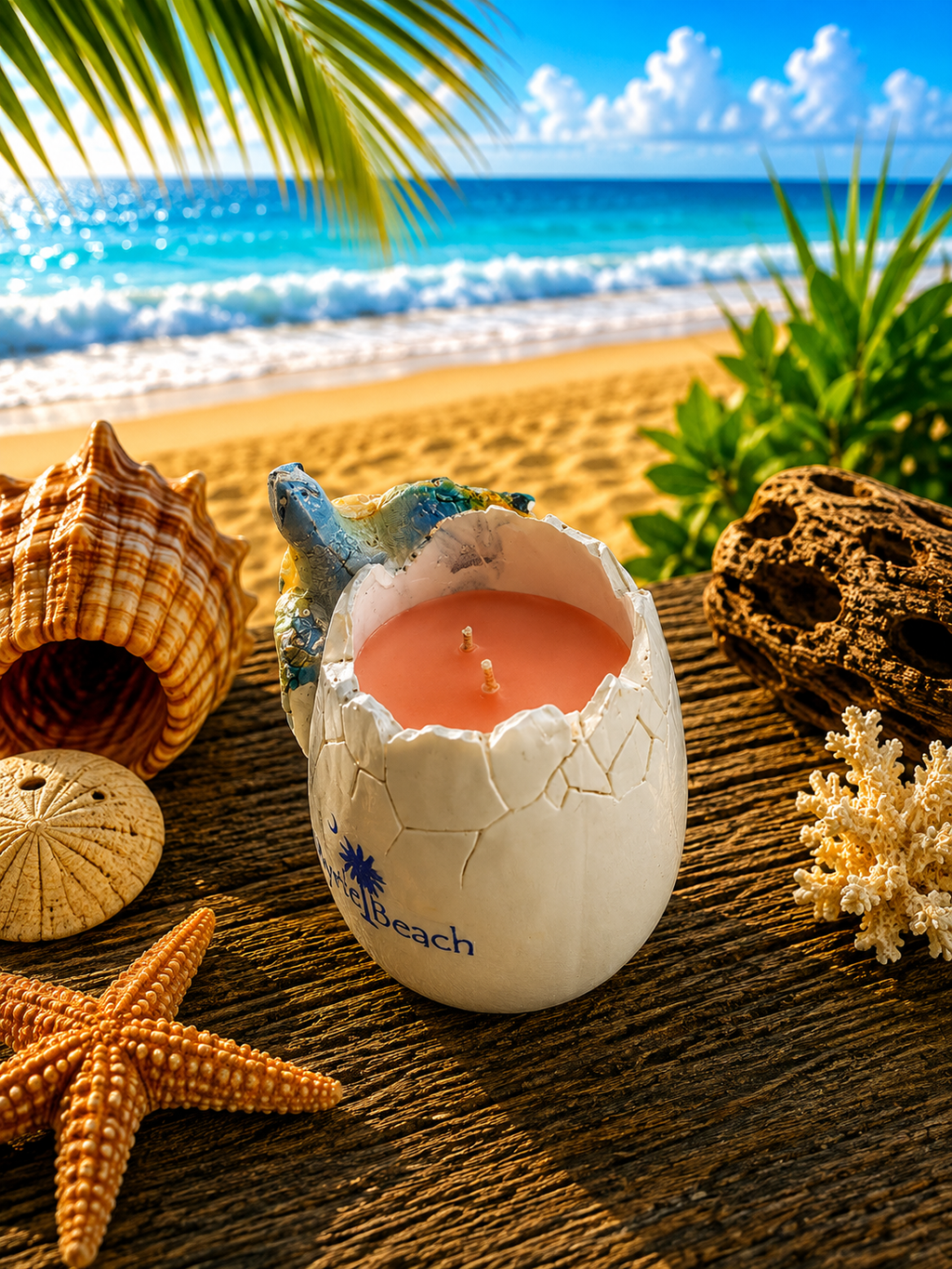 Egg Shell Candle
