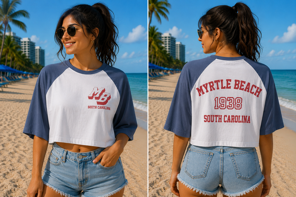 MB Printed Cropped Tee