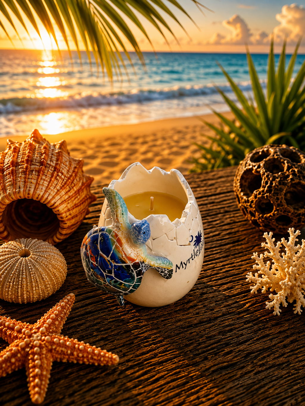 Egg Shell Candle