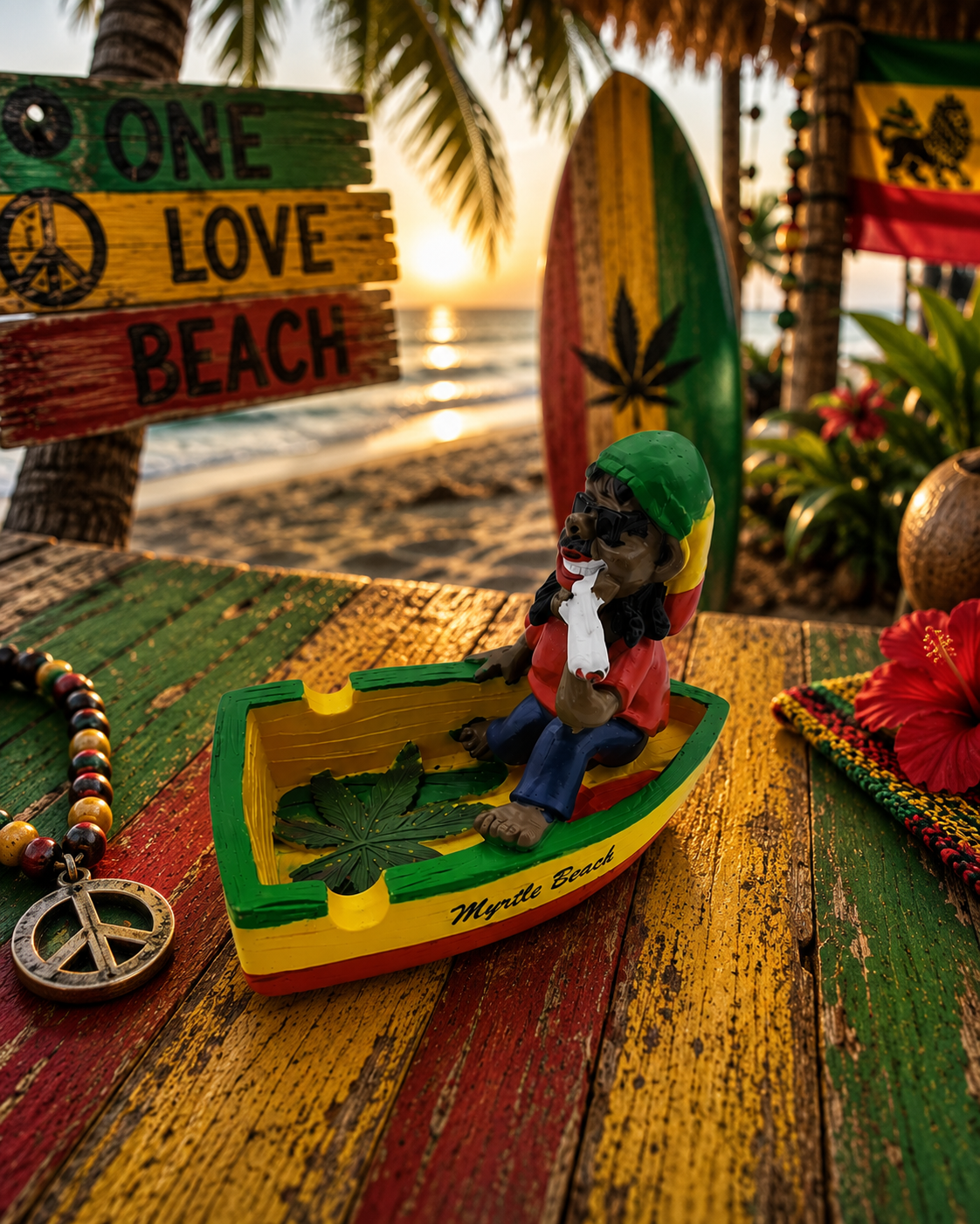 Small Rasta Ashtray