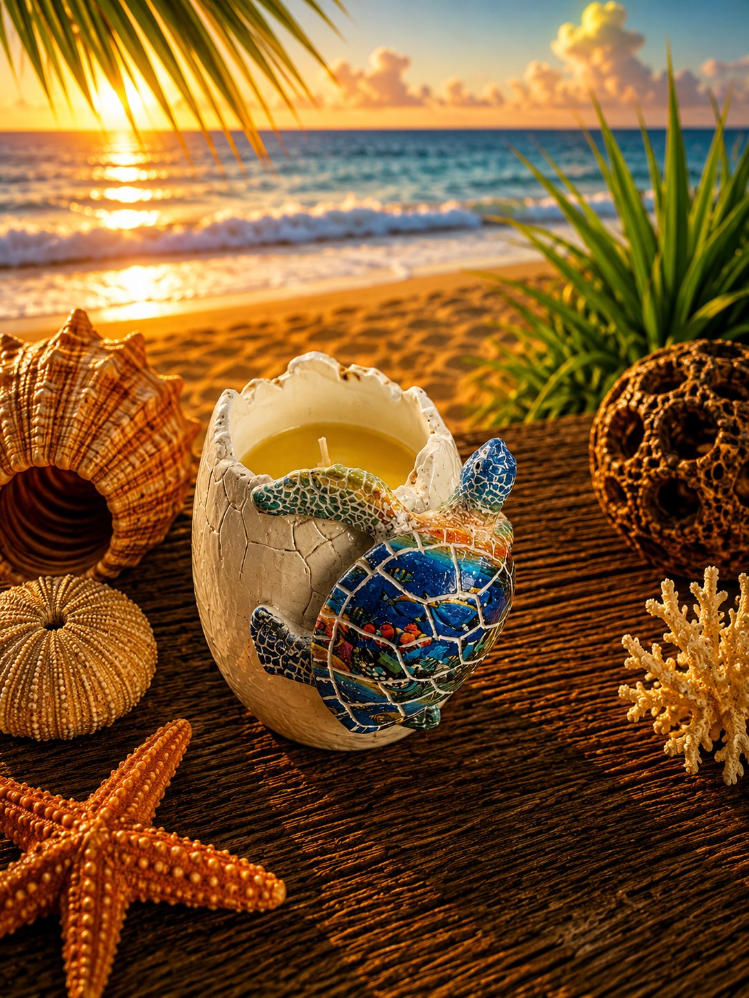 Egg Shell Candle
