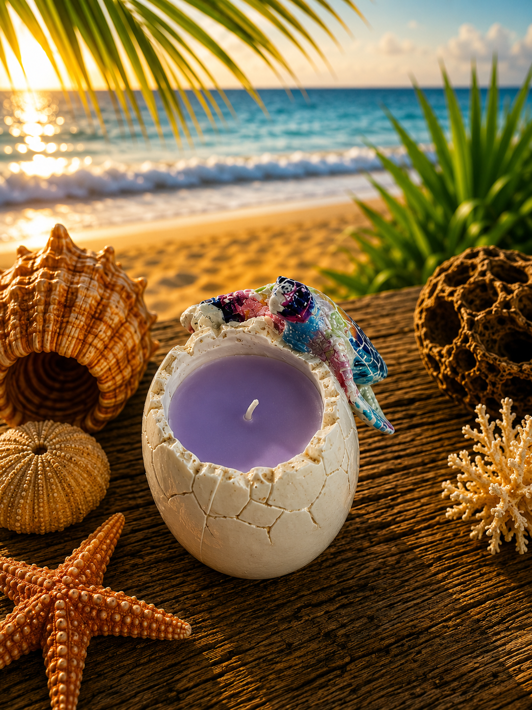 Egg Shell Candle