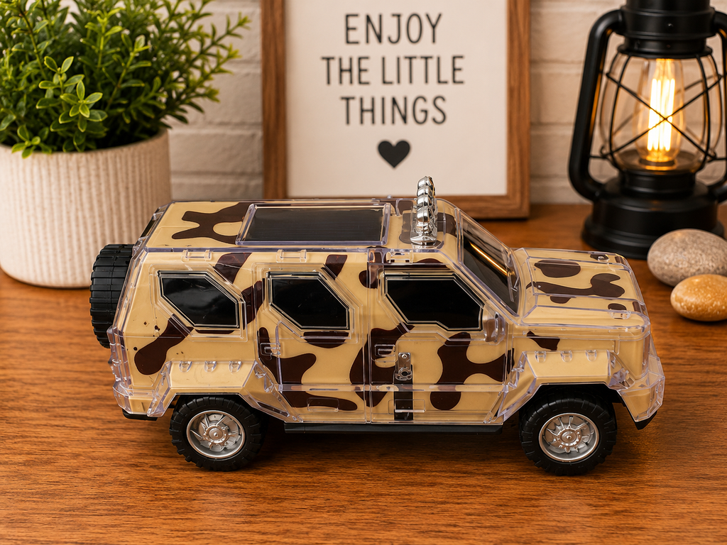 Camo Light Up Military SUV
