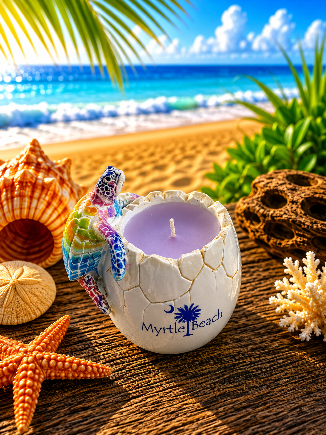 Egg Shell Candle