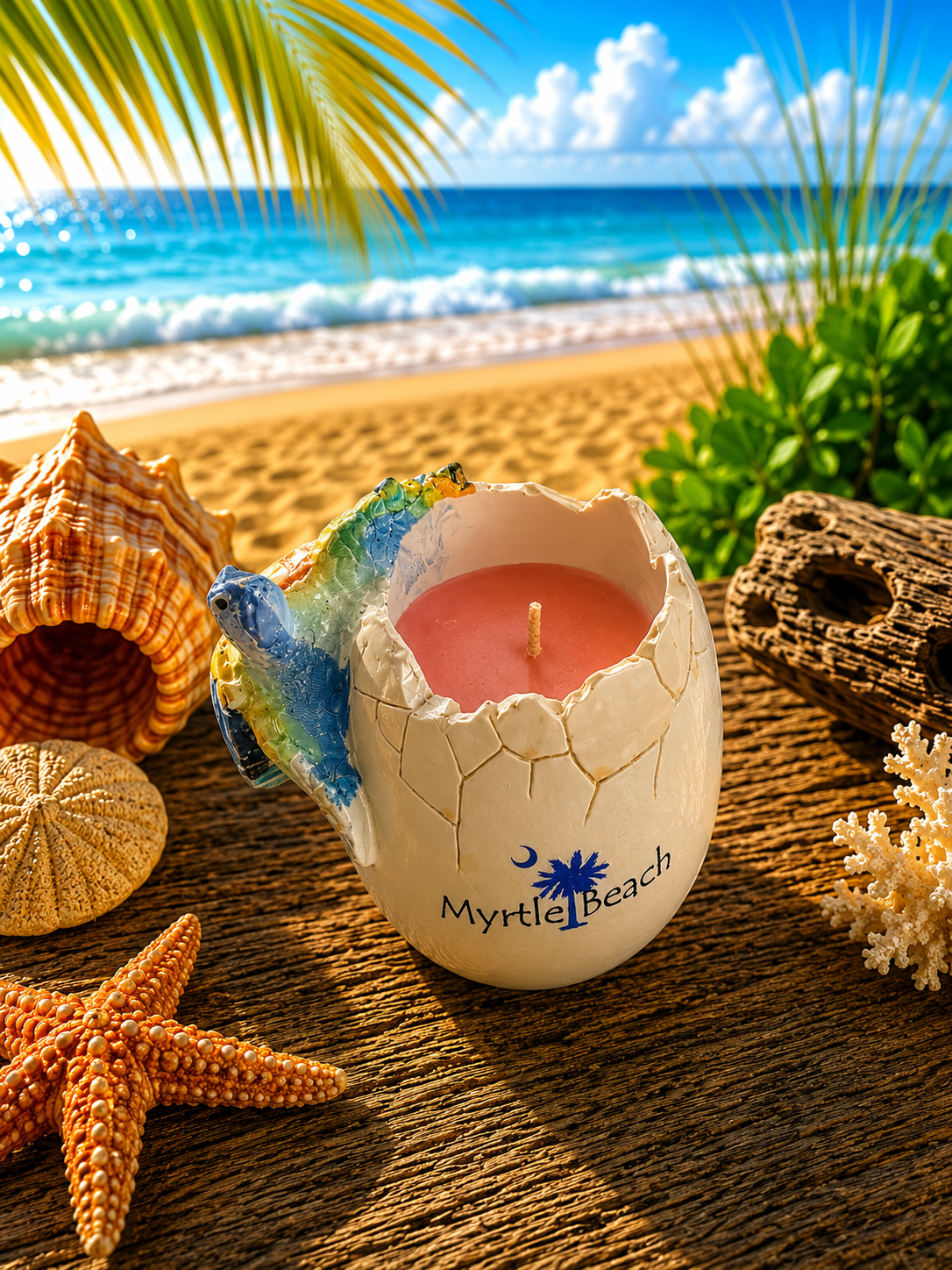 Egg Shell Candle
