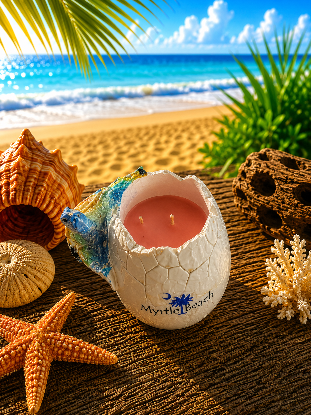 Egg Shell Candle