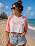 MB Printed Cropped Tee