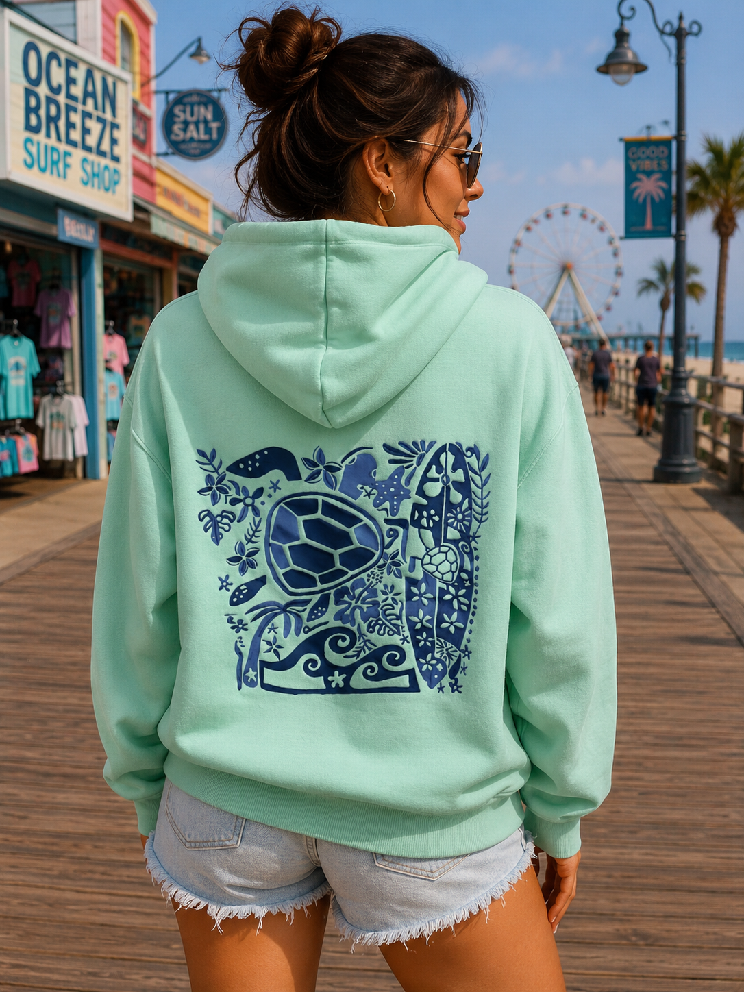 Women's Embroidery Hoodie