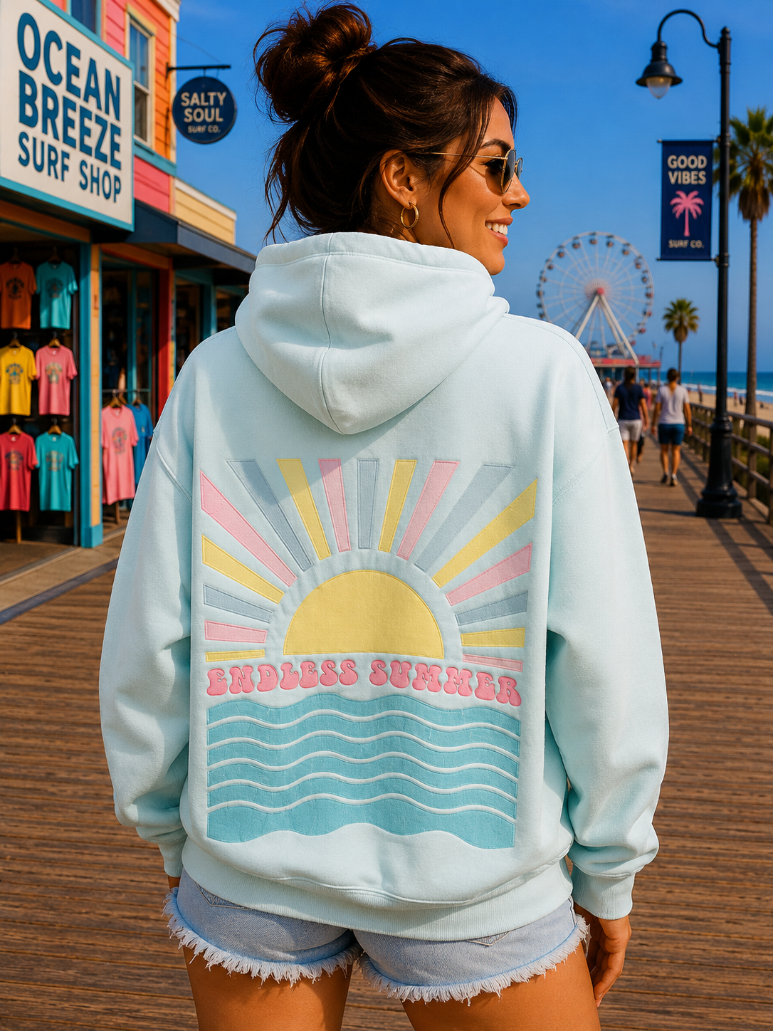 Women's Embroidery Hoodie