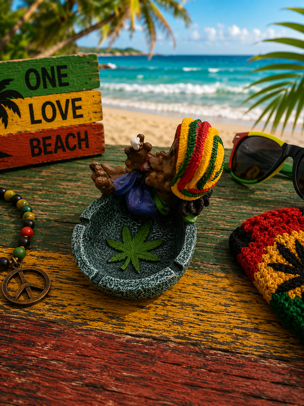 Rasta Ash Tray
