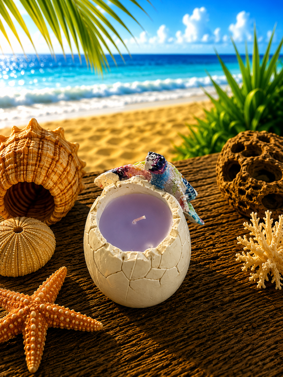 Egg Shell Candle