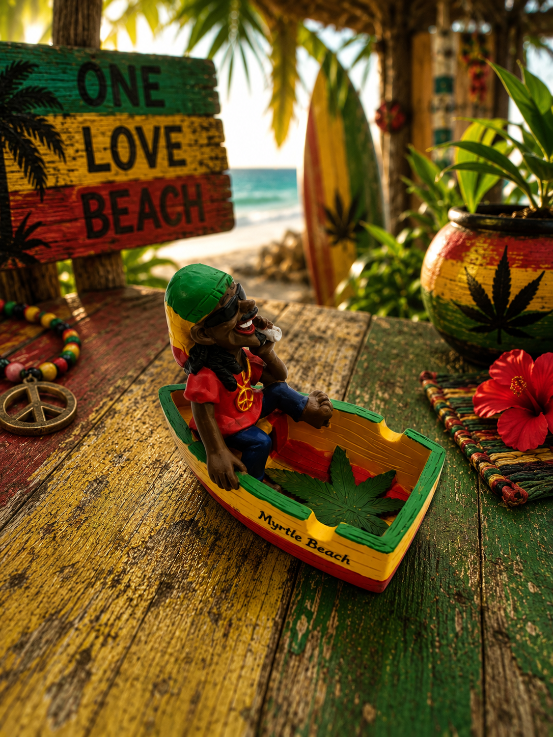 Small Rasta Ashtray