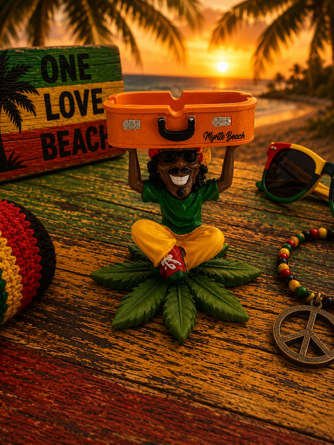 Rasta Ash Tray