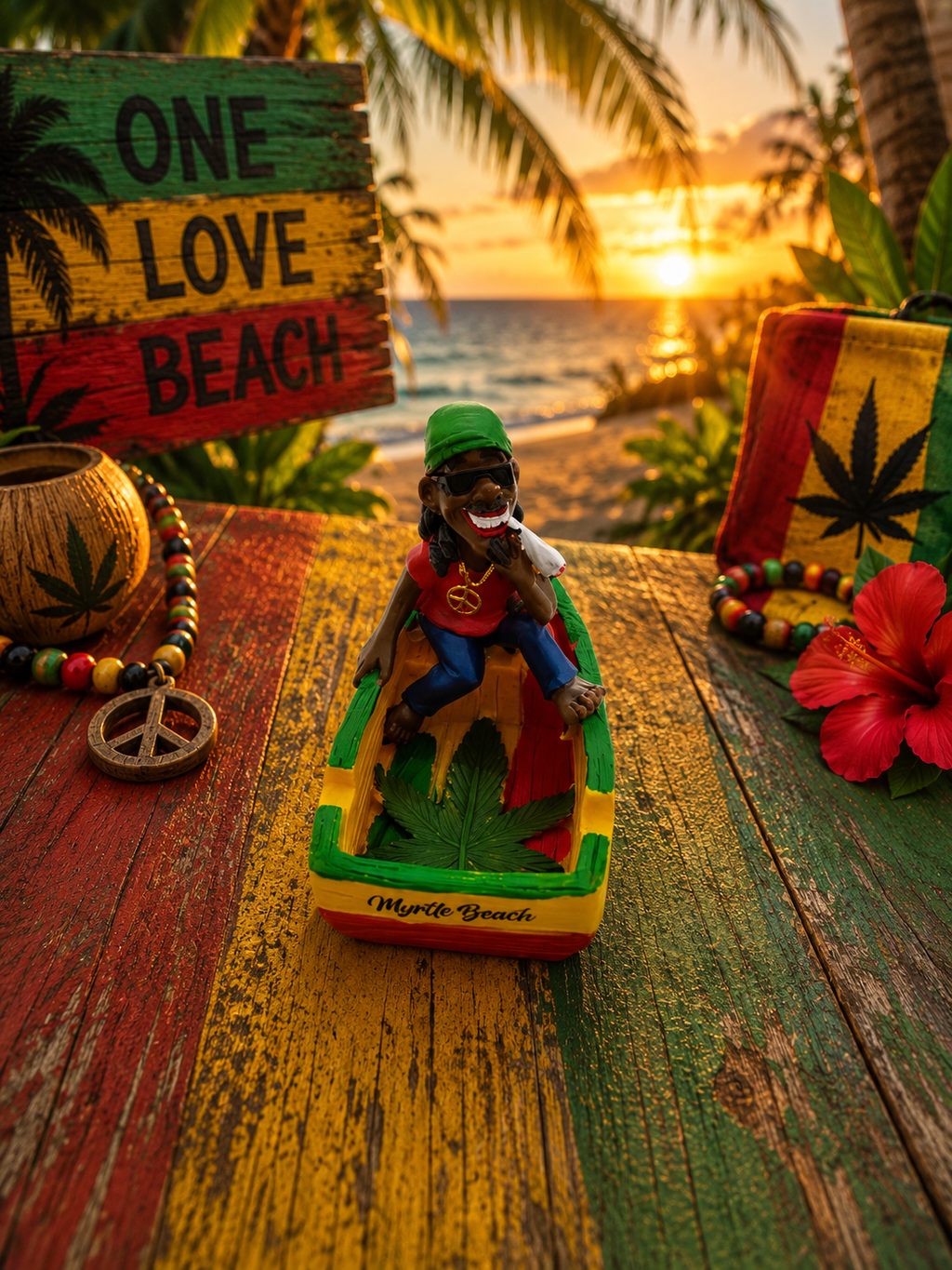 Small Rasta Ashtray