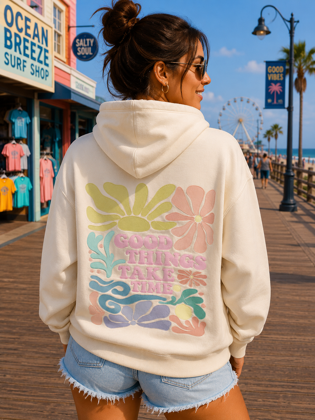 Women's Embroidery Hoodie