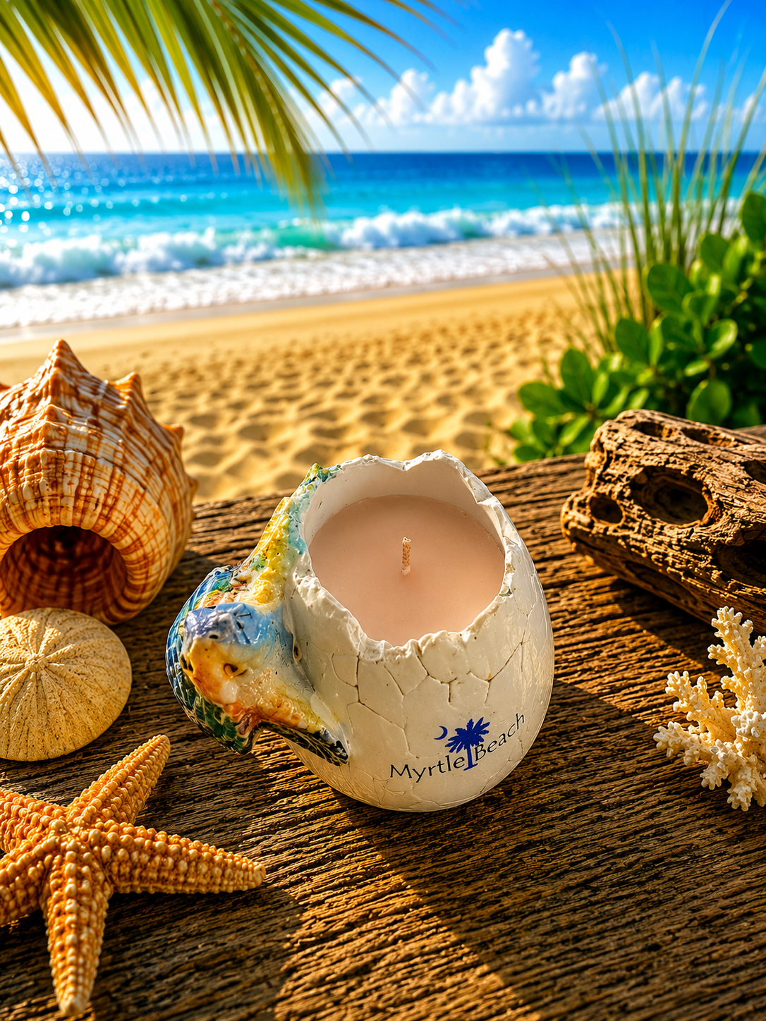 Egg Shell Candle