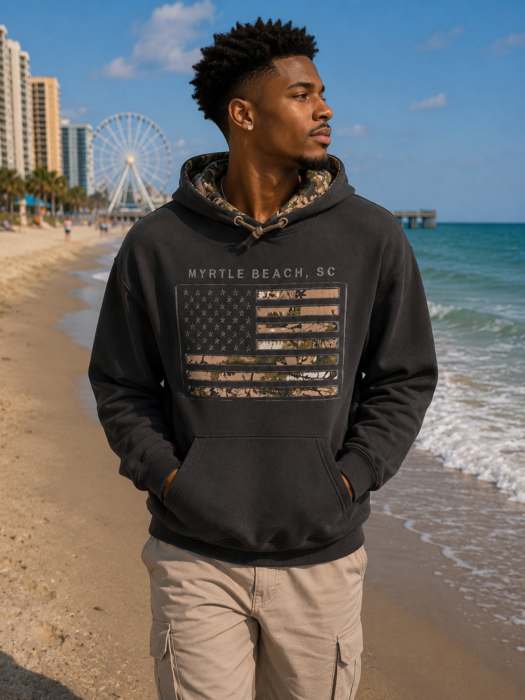 Men Hooded Sweatshirt