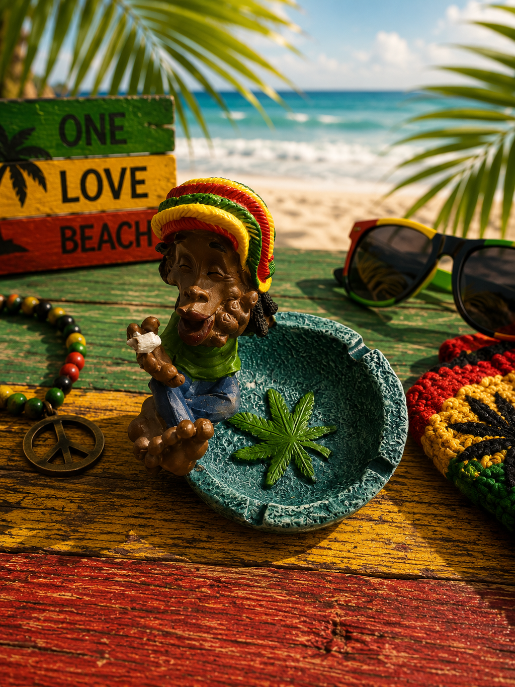 Rasta Ash Tray