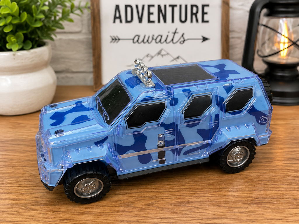 Camo Light Up Military SUV